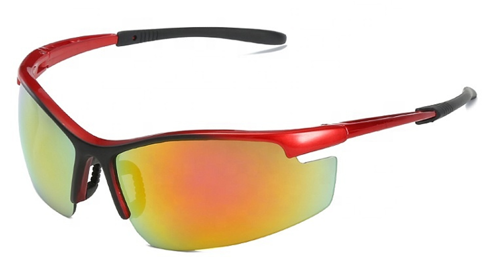 Gradient mirror coating lens